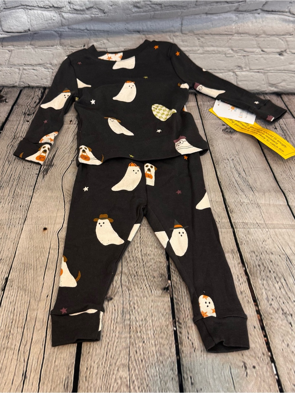Little Co Lauren Conrad Ghost Pattern Pajama Set